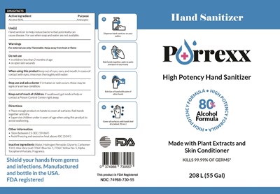 Updated Purrexx Label 208 L (55 Gal) 80  V2